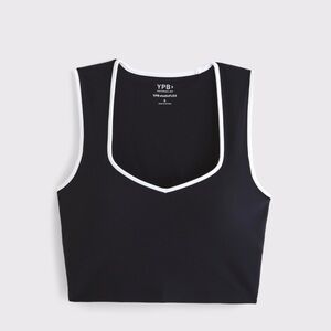 Abercrombie & Fitch Black and White Sports Bra